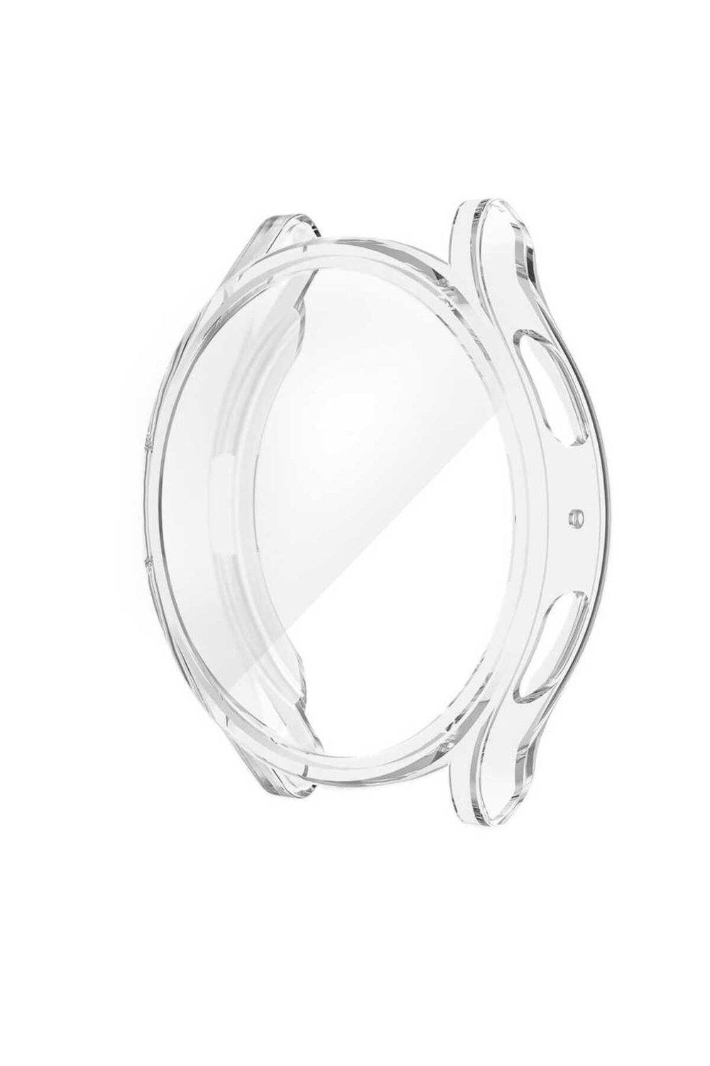 Galaxy Watch 5 44mm Silikon TPU Kasa ve Ekran Koruyucu NVTH Watch Gard 15 - Renksiz