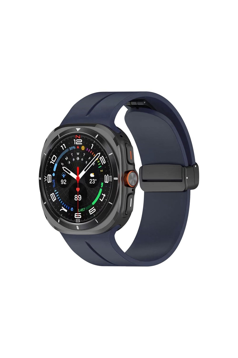 Galaxy Watch 8 40mm KRD-84 22mm Silikon Kordon - Lacivert