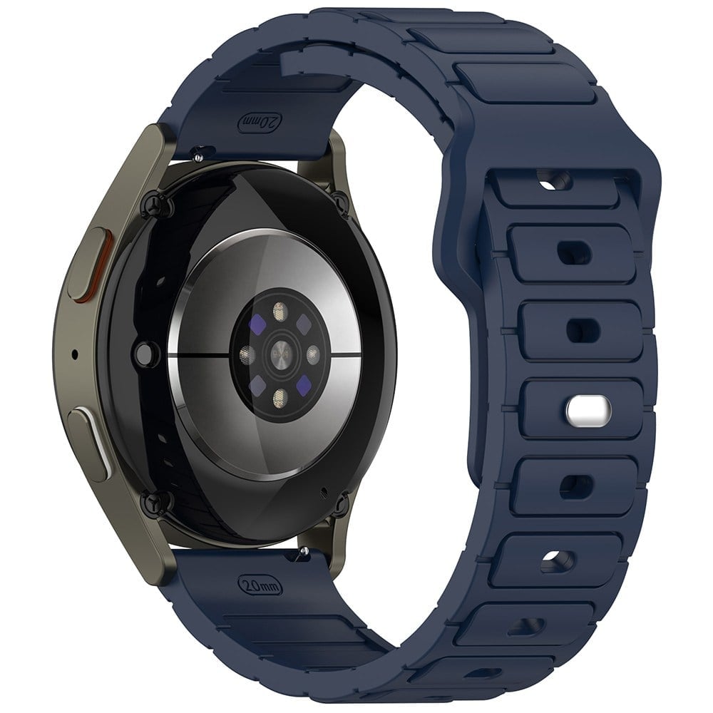 Gear S3 NVTH KRD-132 22mm Silikon Kordon Strap Kayış - Midnight