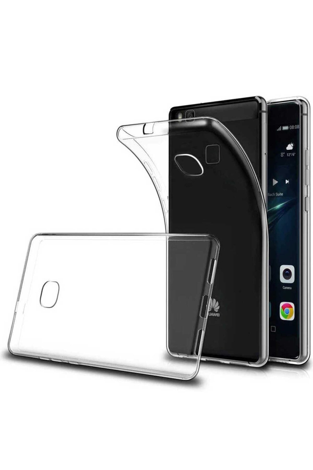Huawei P10 Lite Kılıf NVTH Süper Silikon Kapak - Renksiz