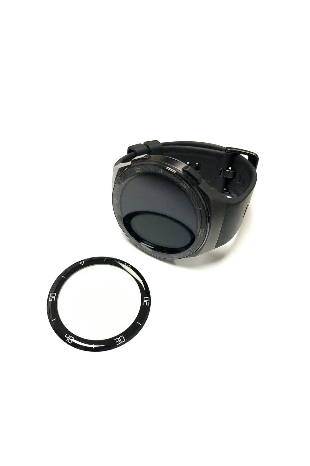 Huawei Watch GT 2E 46mm NVTH PMMA Pet Saat Ekran Koruyucu - Siyah