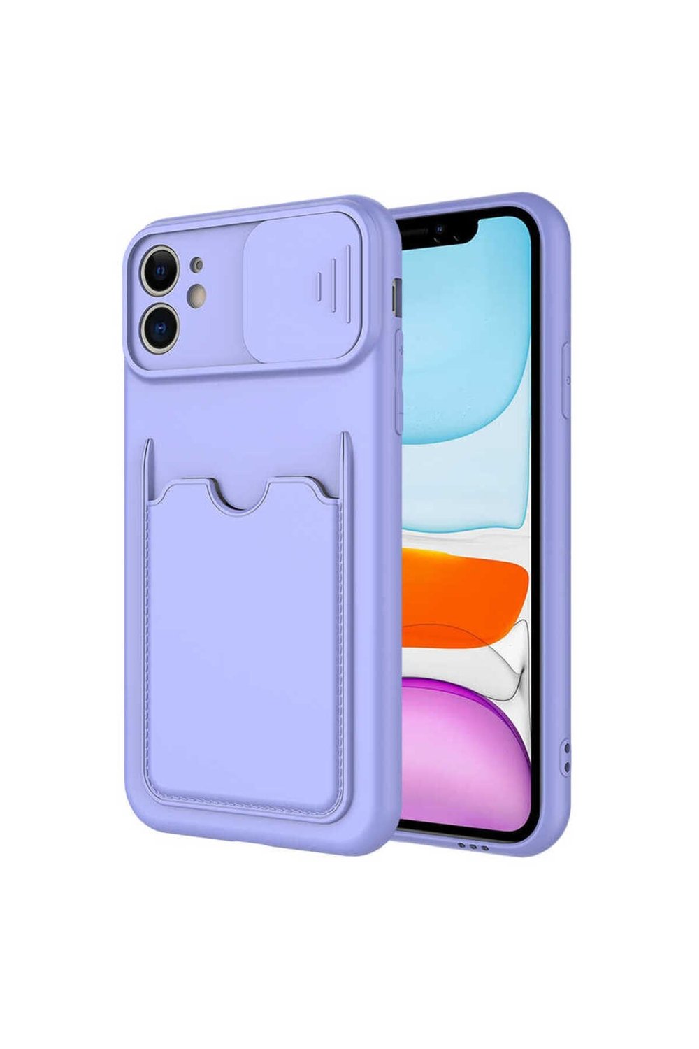 iPhone 11 Uyumlu NVTH Kartix Kılıf-Lila