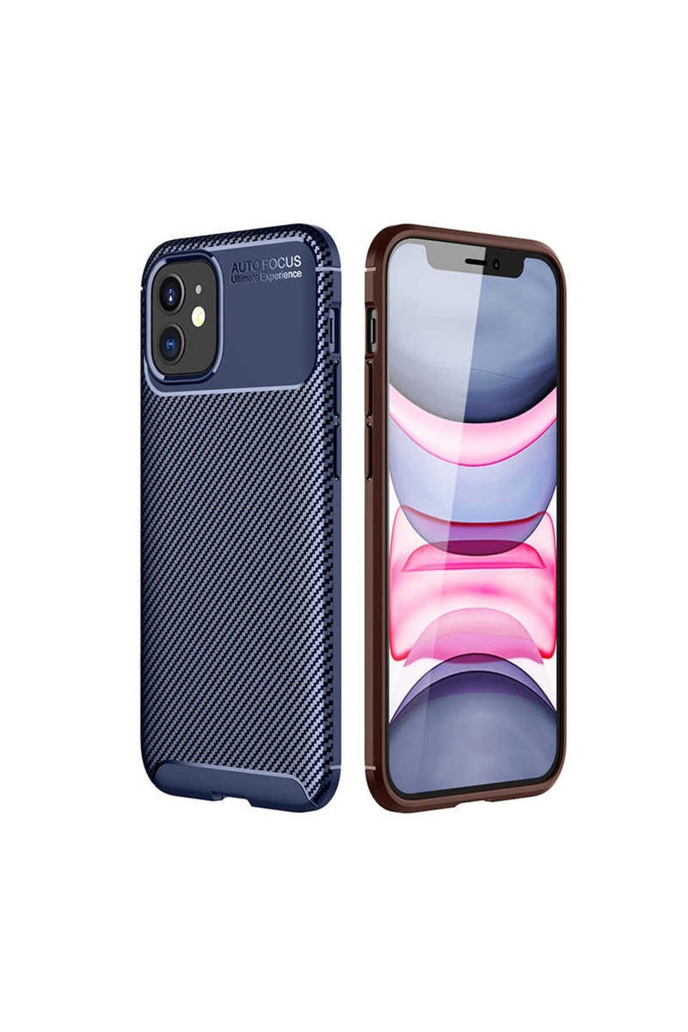 iPhone 12 Mini Uyumlu NVTH Negro Silikon Kılıf-Lacivert