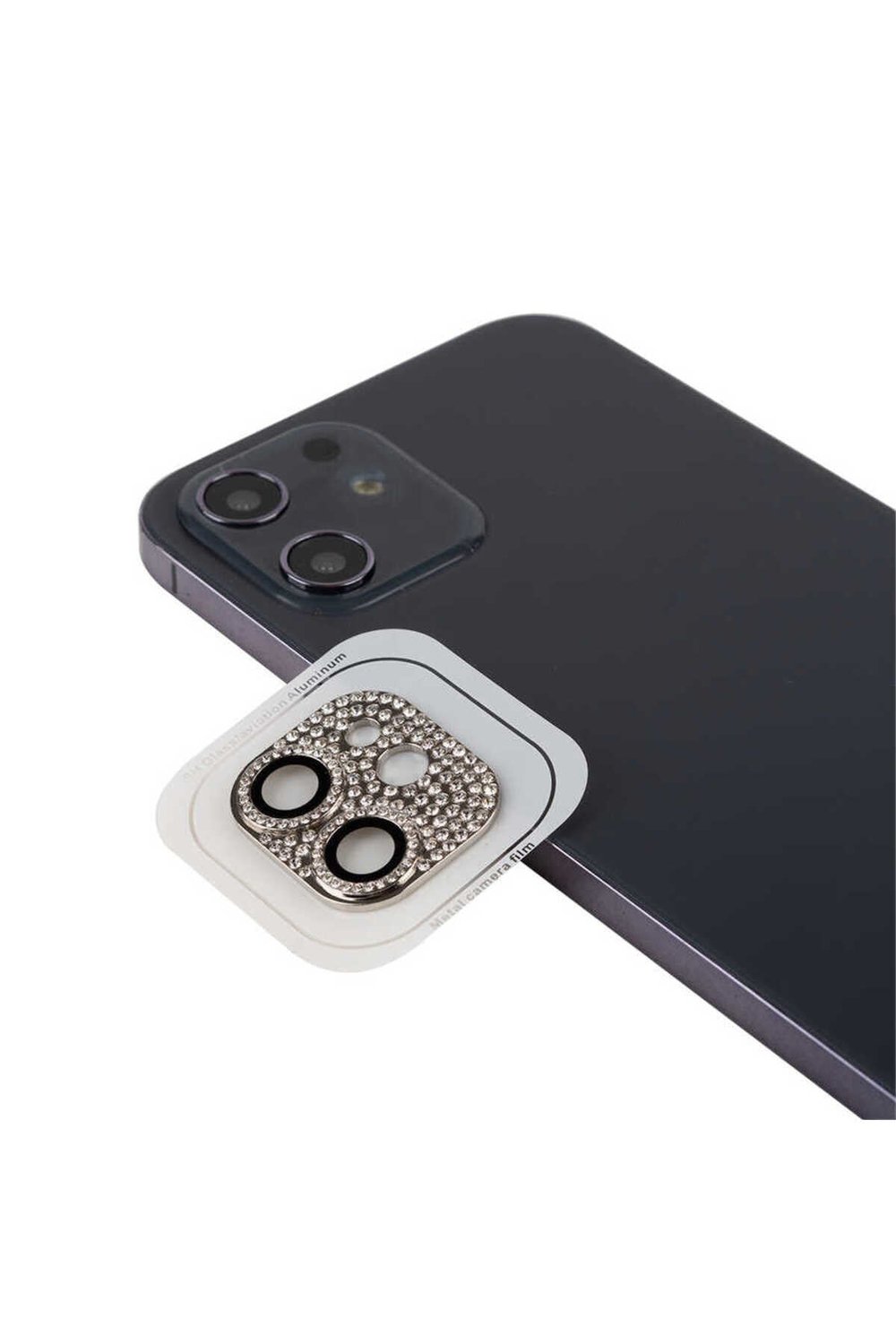 iPhone 12 Uyumlu NVTH CL-08 Kamera Koruyucu-Gümüş
