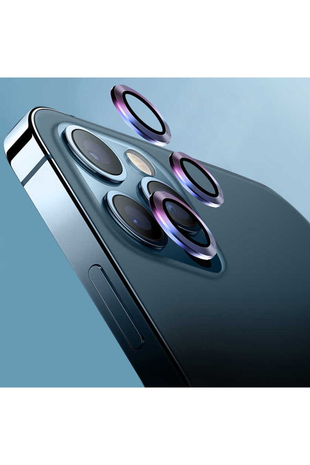 iPhone 13 Uyumlu NVTH CL-07 Kamera Koruyucu-Colorful