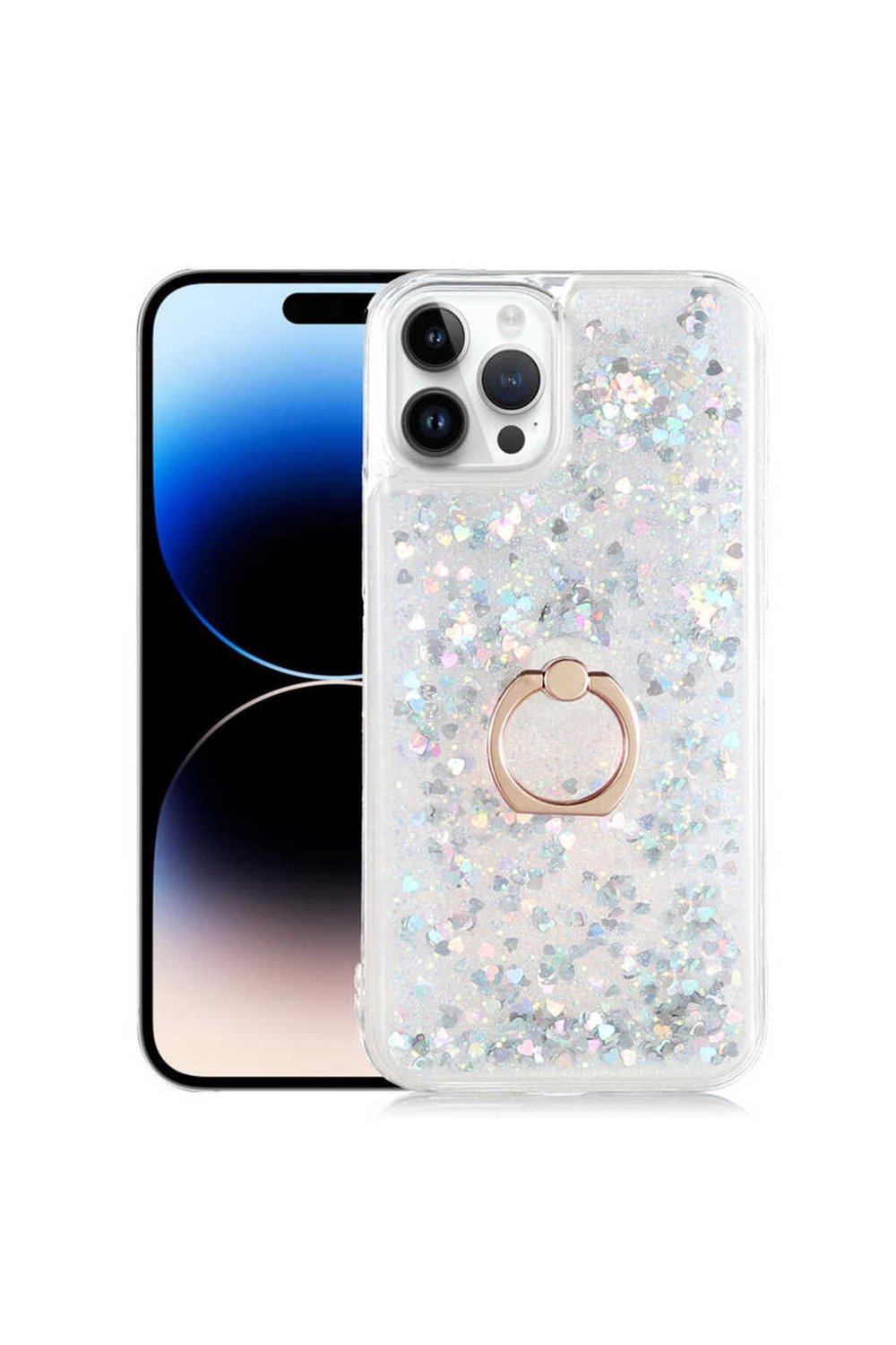 iPhone 14 Pro Max Uyumlu NVTH Milce Kılıf-Gümüş