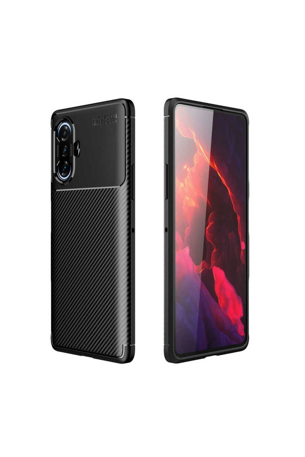 Redmi K40 Gaming Kılıf NVTH Negro Silikon Kapak - Siyah