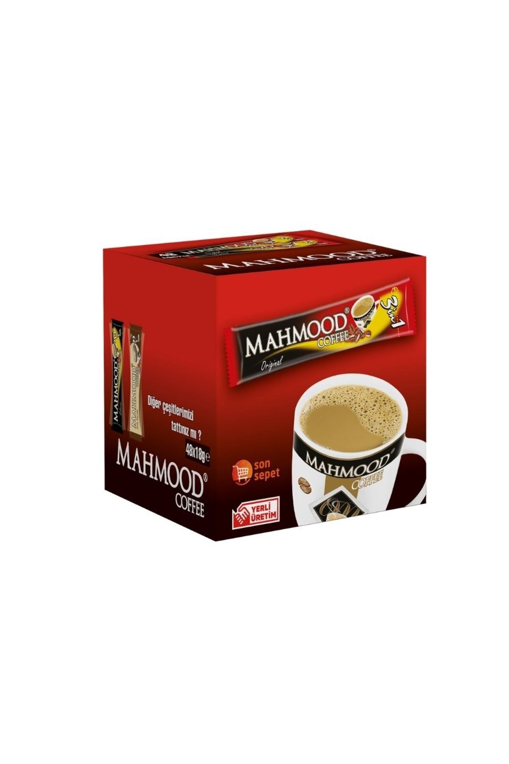 3ü 1 Arada Hazır Kahve 48 Adet X 18 gr