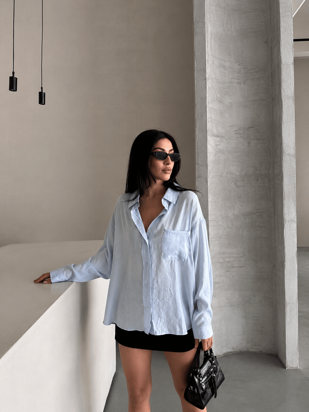 Kadın Keten Oversize Gömlek | Rahat Kesim Şık Keten Gömlek Modeli