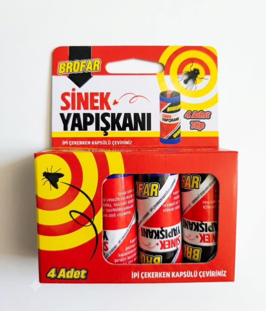  BROFAR SİNEK YAPIŞKANI 4 LÜAKTİF spesifik BROFAR SİNEK YAPIŞKANI 4 LÜ