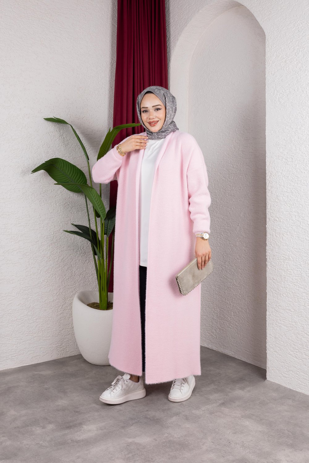 Angora Hırka | Pembe