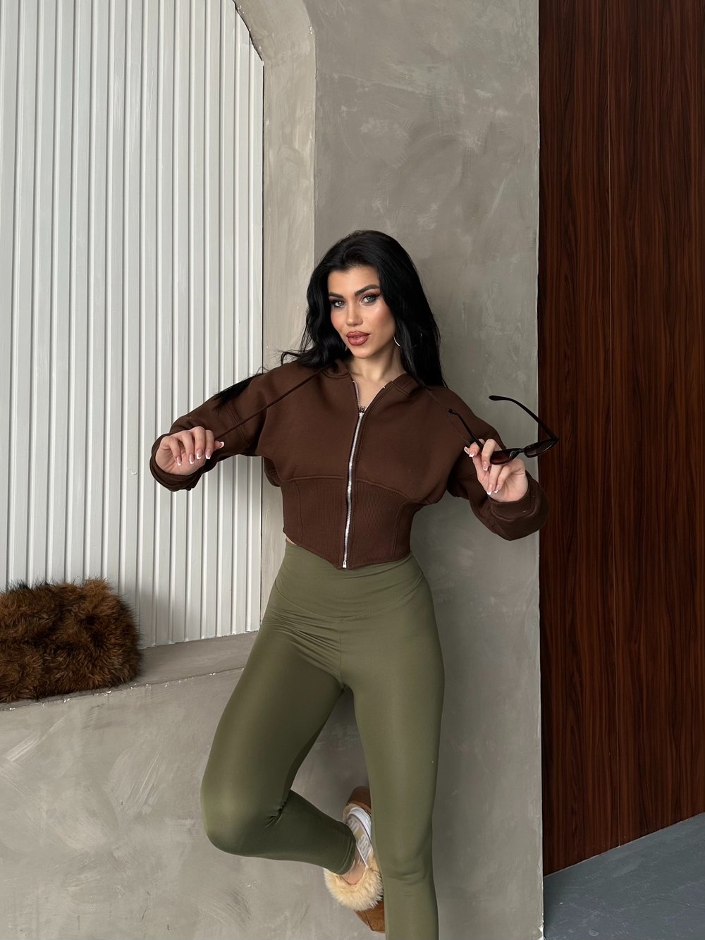 Korse Marşet Sweaters Acı Kahve