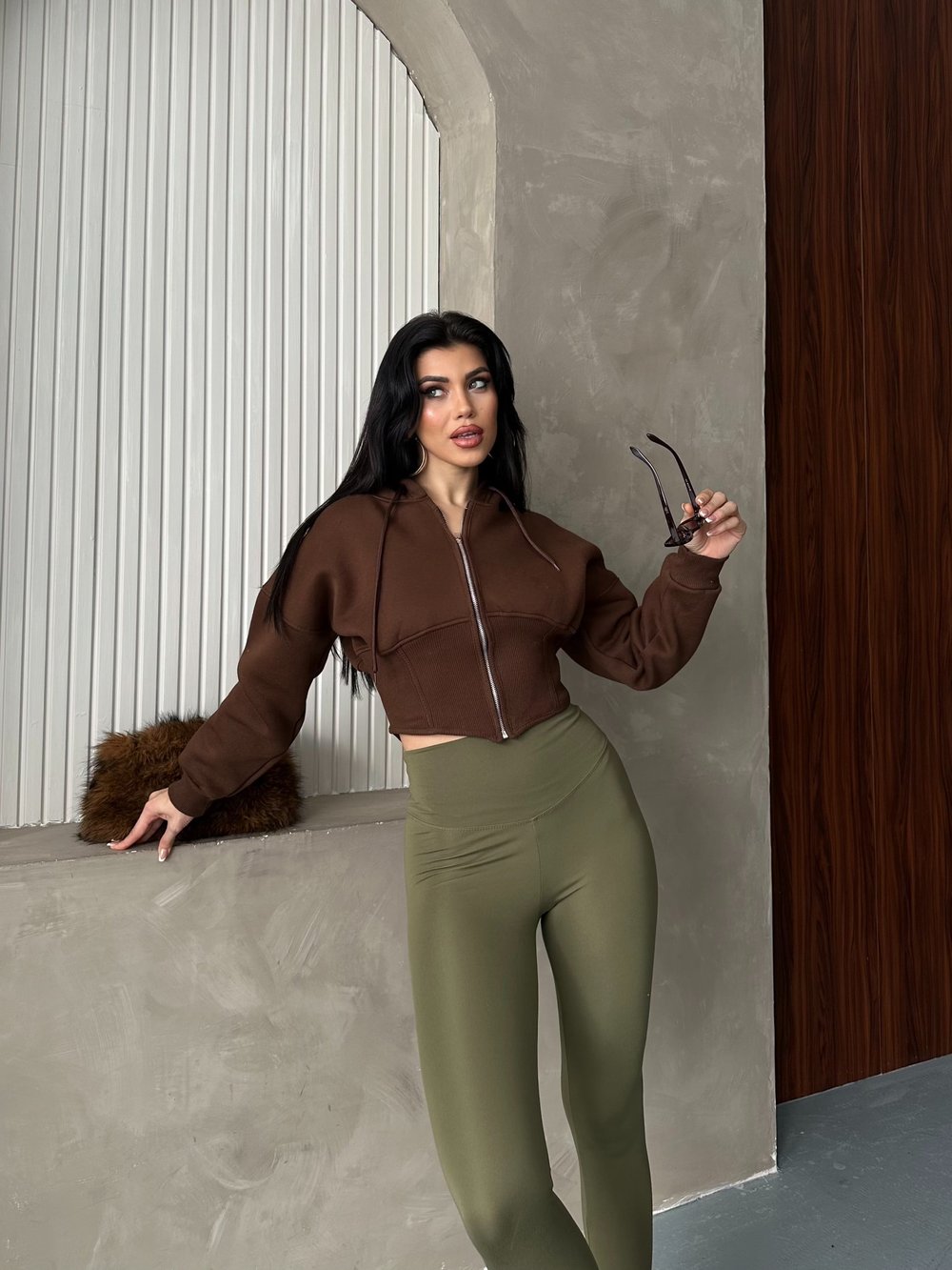 Korse Marşet Sweaters Acı Kahve