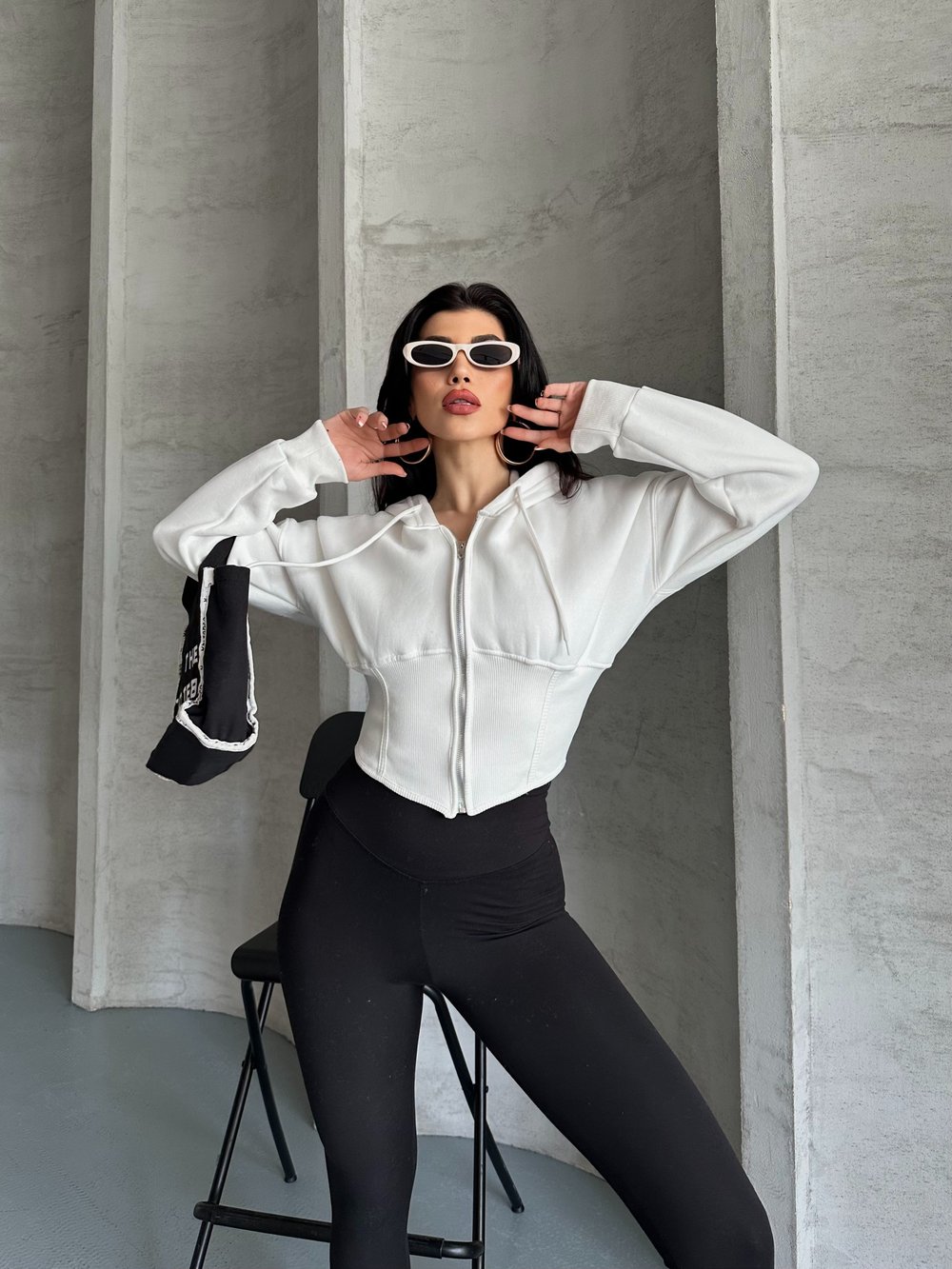 Korse Marşet Sweaters Krem