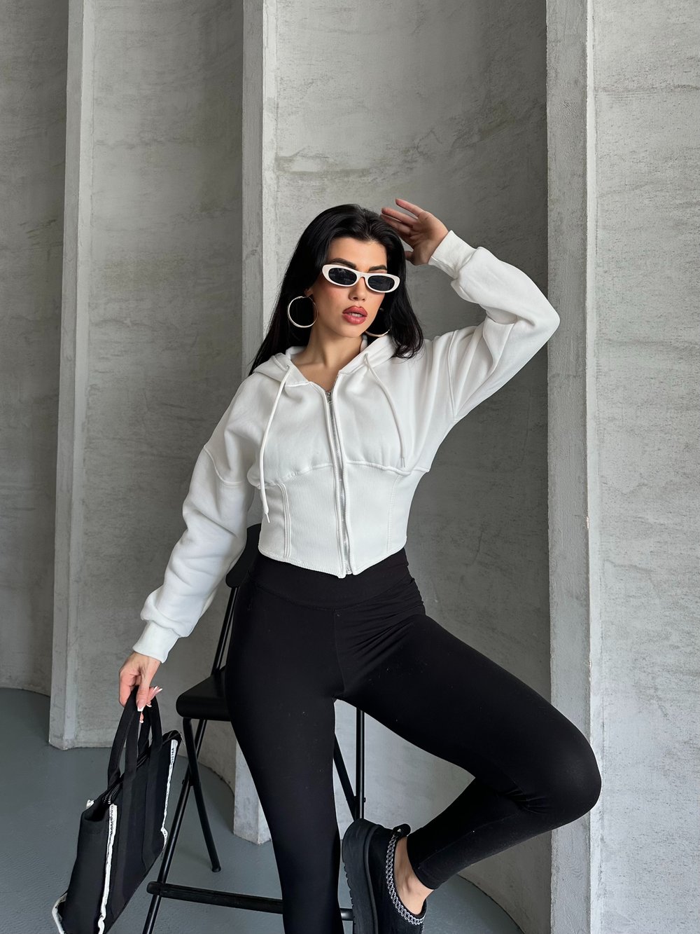 Korse Marşet Sweaters Krem