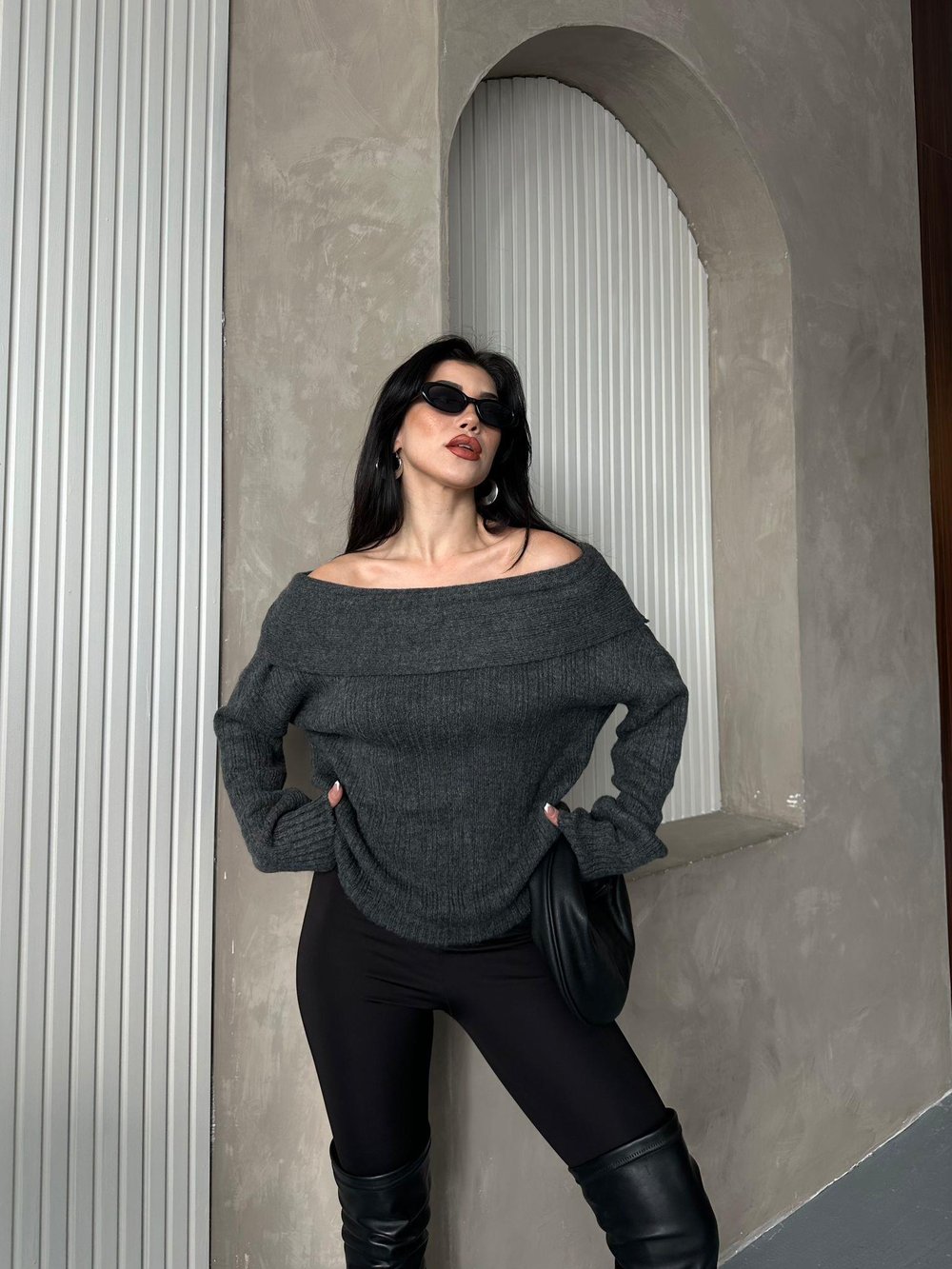 Madonna Yaka Triko Kazak Antrasit