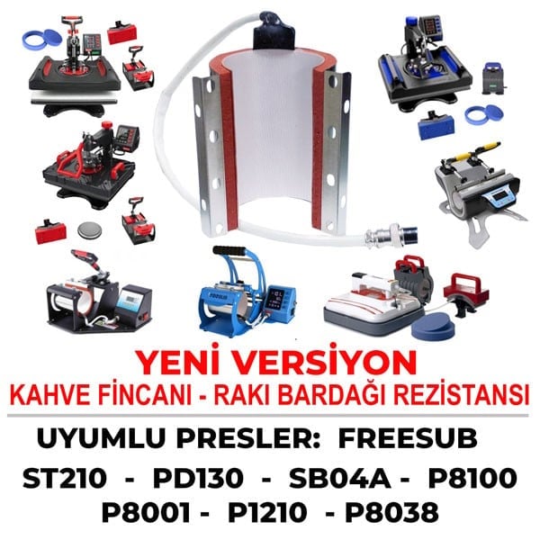 Yeni Versiyon FREESUB Fincan ve Rakı Bardağı Rezistansı
