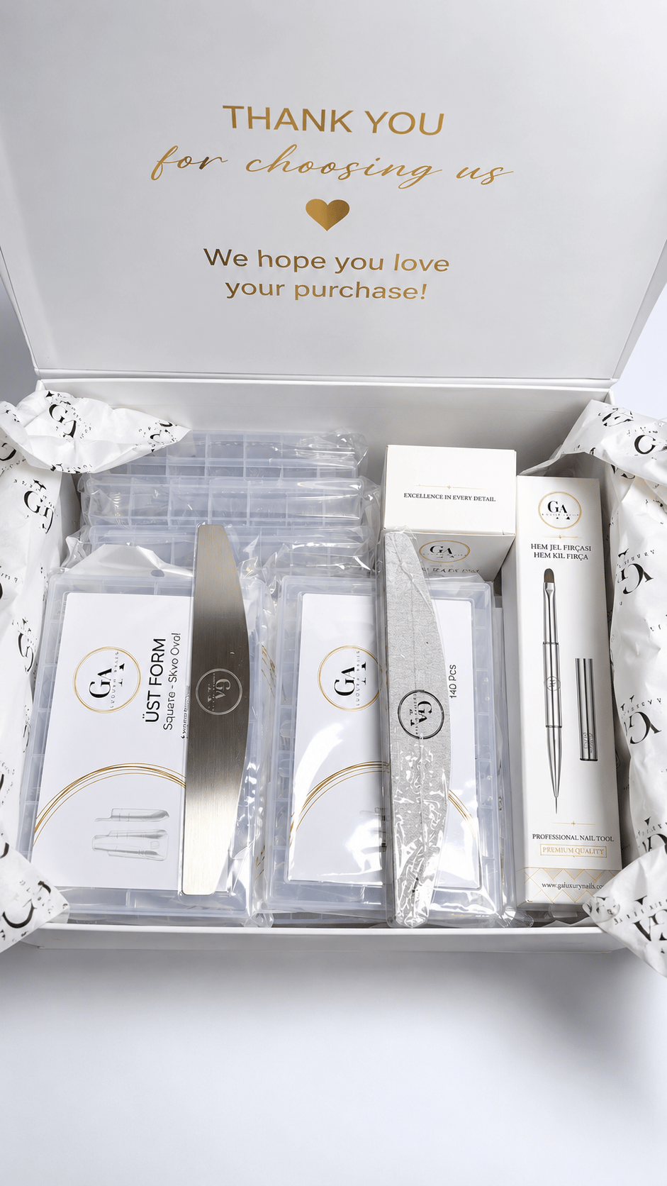 GA Luxury Nails Full Master Seti (PR Kutusu)