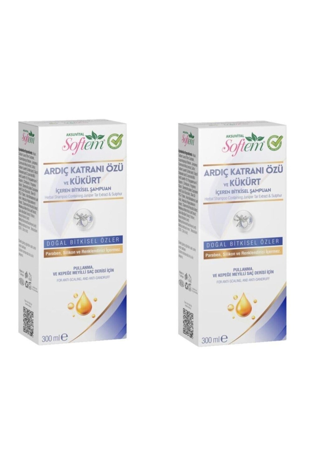 Aksu Vital Ardıç Katranı Özü Ve Kükürt Şampuan 300ml X 2 Adet