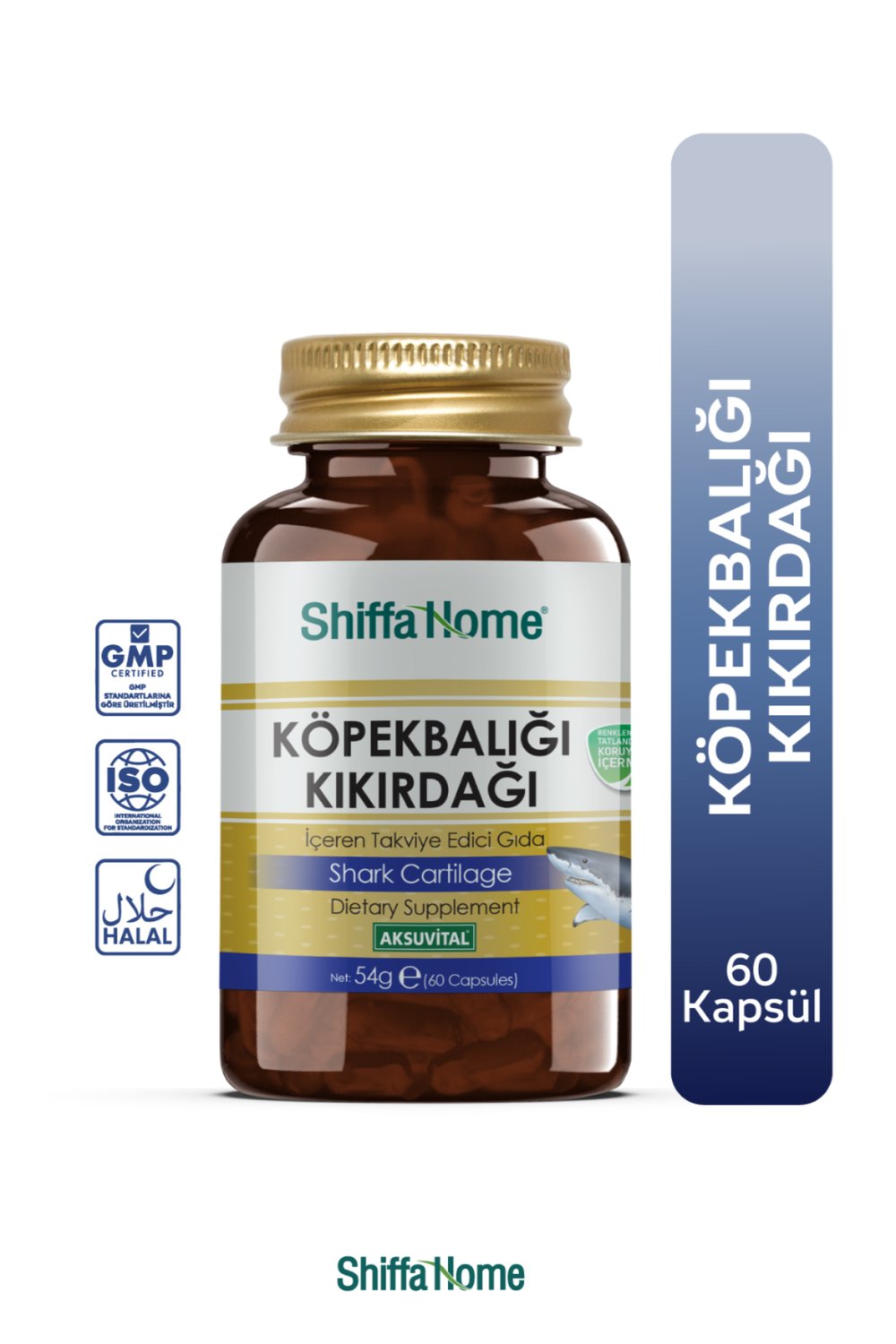 Shiffa Home Köpek Balığı Kıkırdağı 900 mg 60 Kapsül