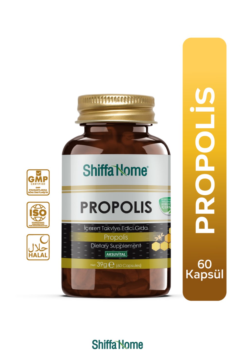 Shiffa Home Propolis Kapsül 470 Mg X 60 Adet