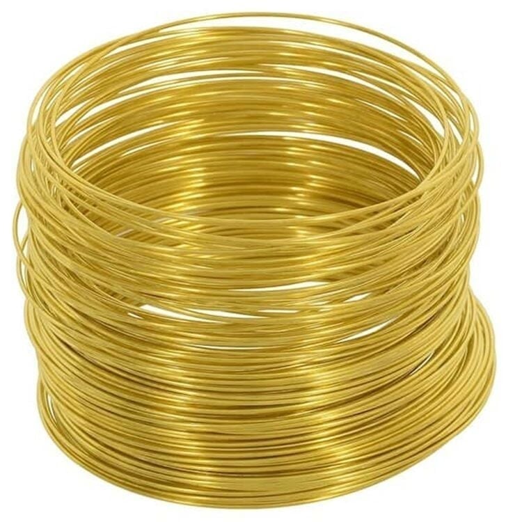 1.7 mm Pirinç Tel Yuvarlak - 25 metre