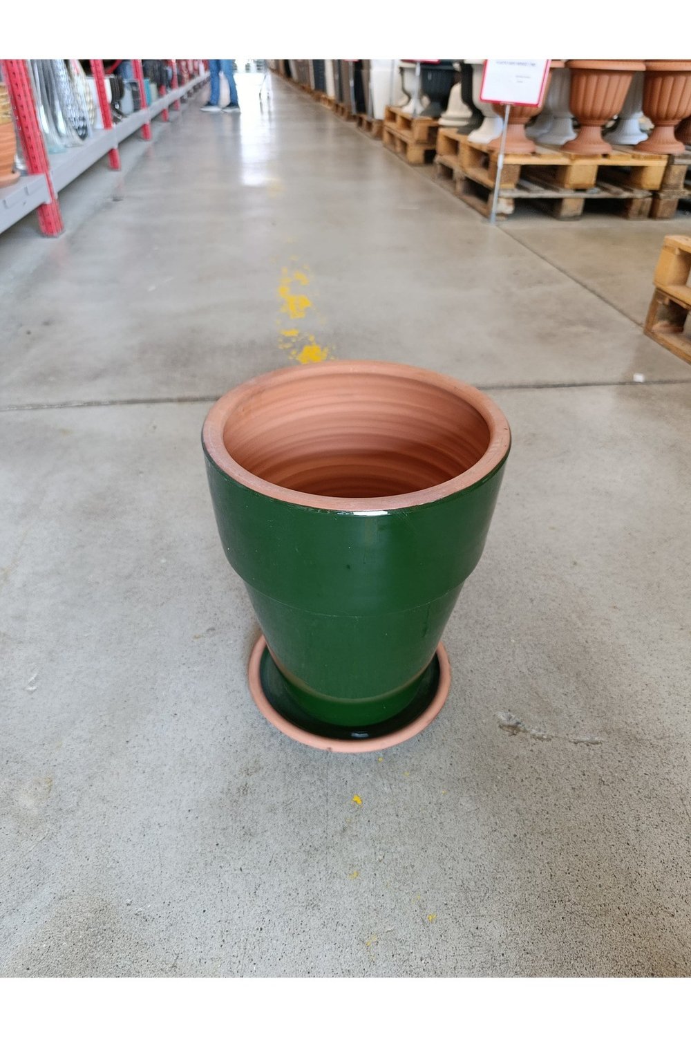 20-25 Litre Tabaklı Dekoratif Toprak Saksı