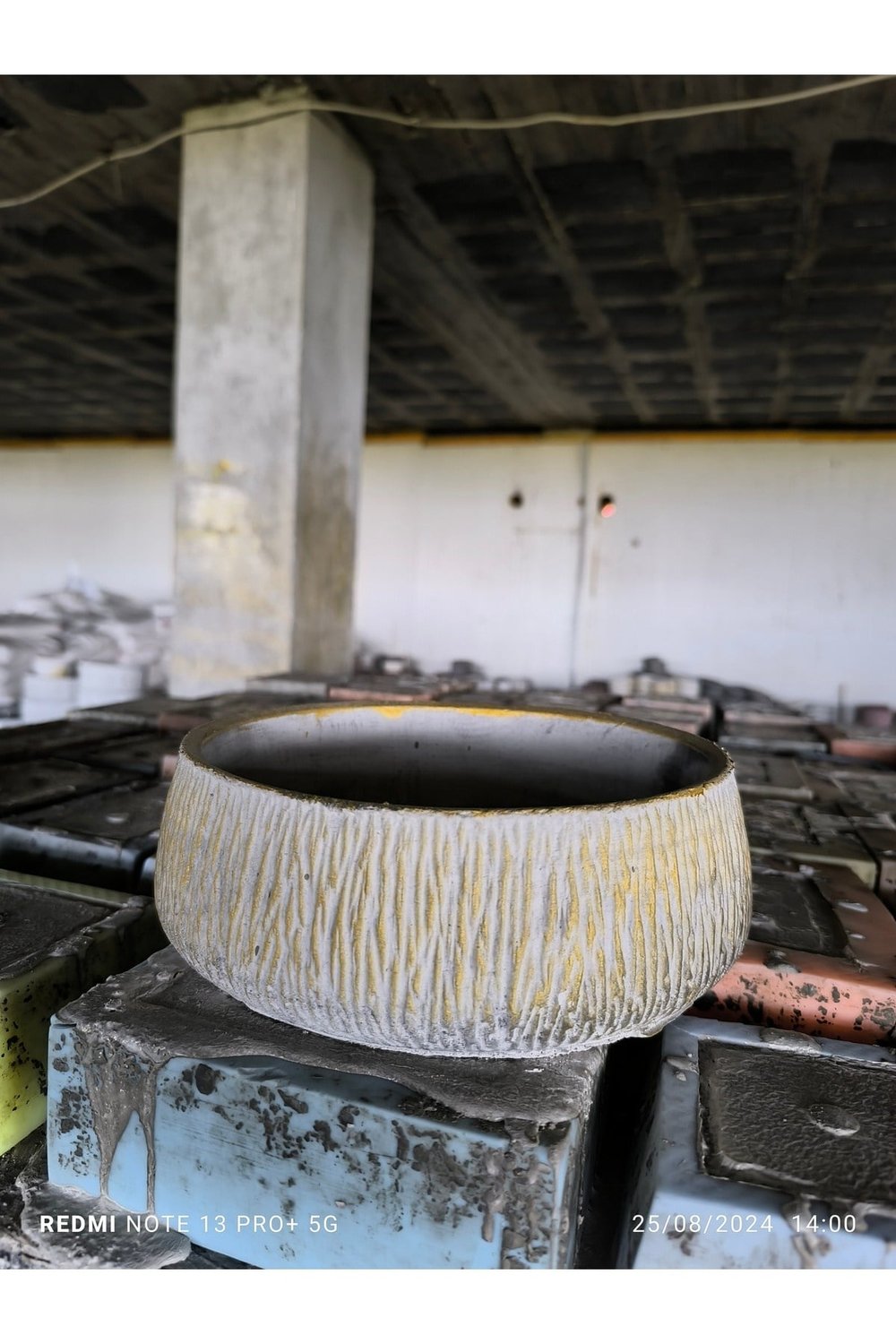 Beton orkide bonsai ve aranjman saksısı