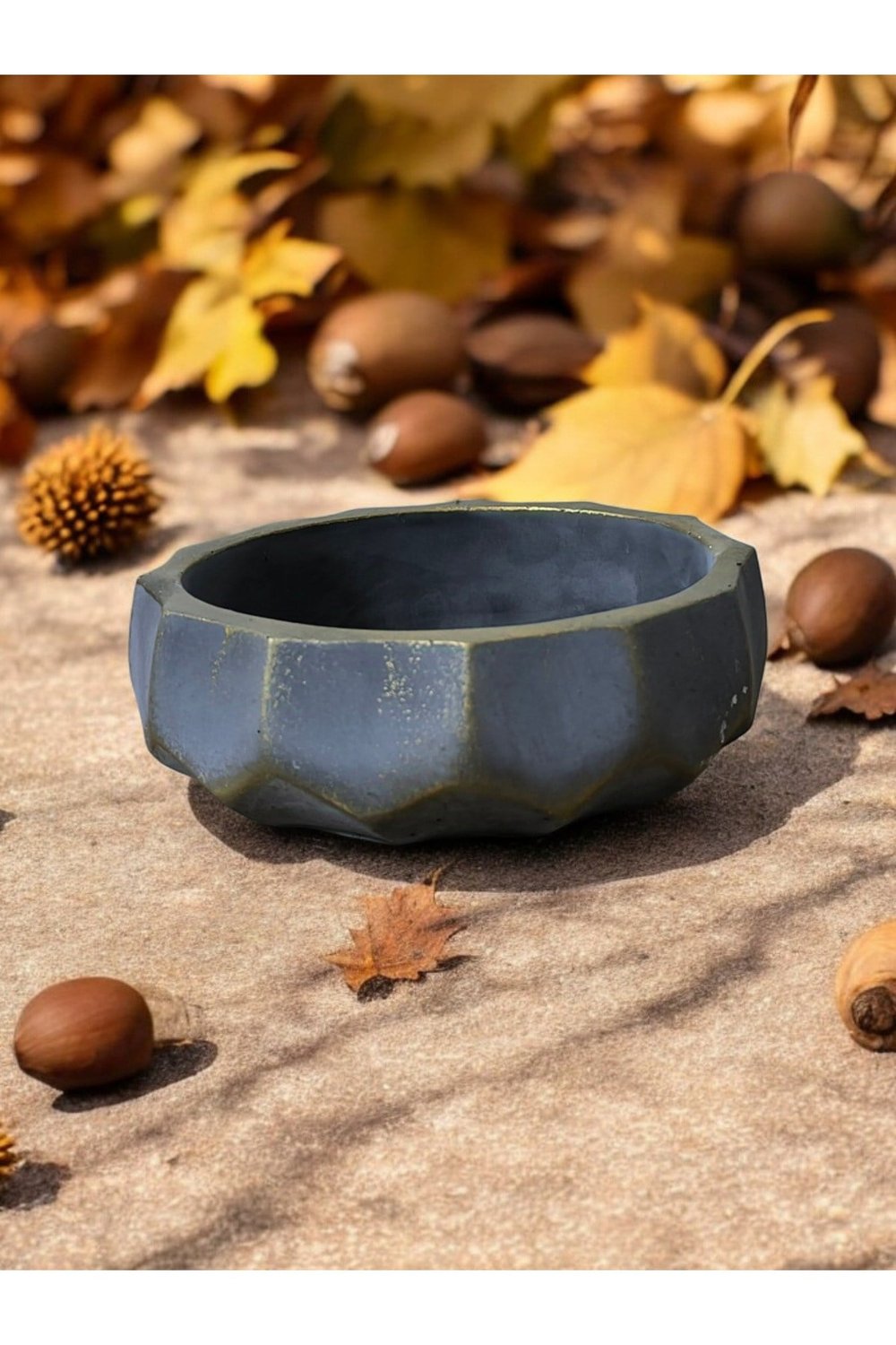 Brezilya Dizayn Taş Bonsai Aranjman ve Orkide Saksısı 01b