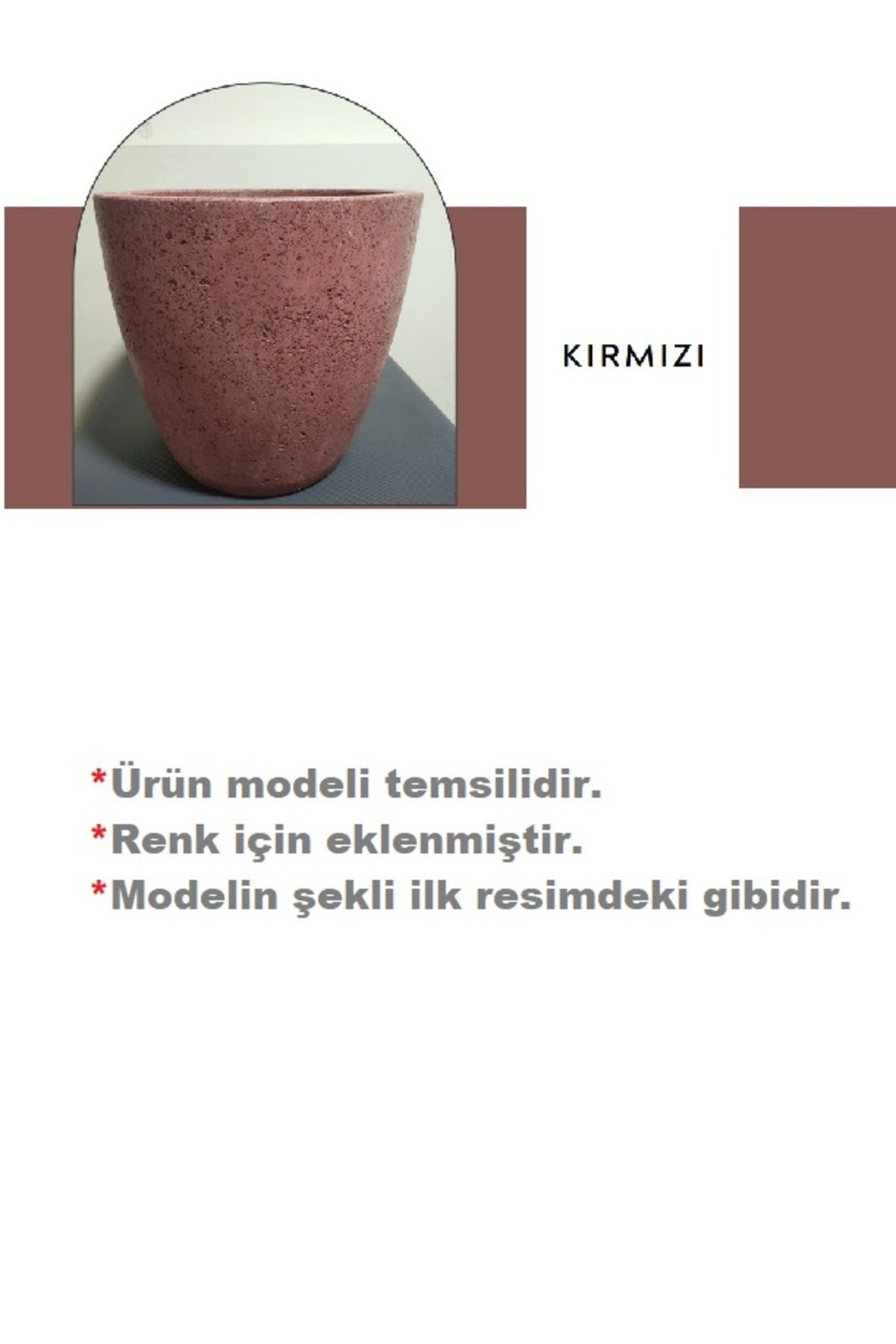Fiber Stone (Hafif Beton) Saksı / Seri : AGEN