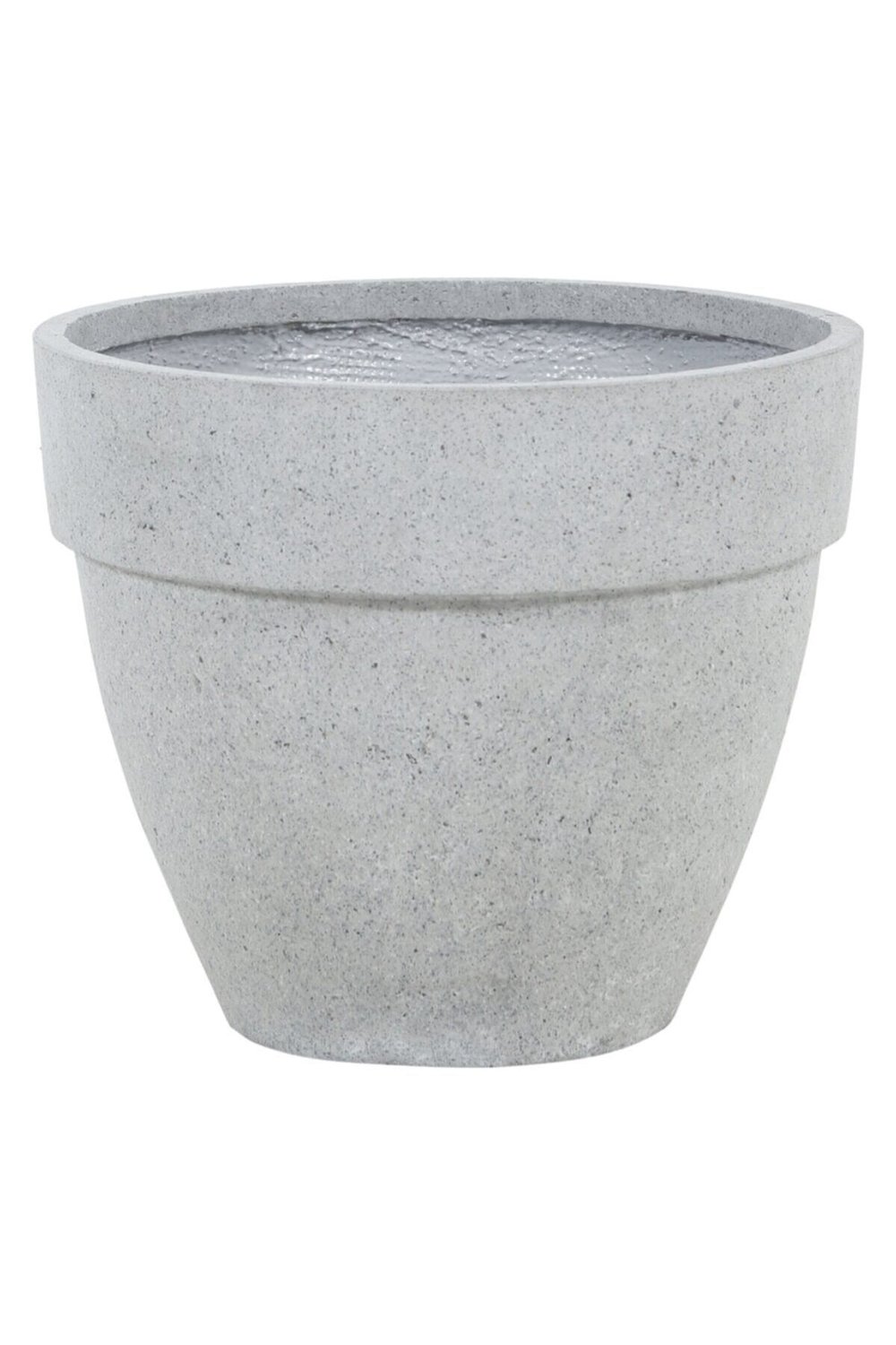 Hafif Beton Saksı Gül Gri (m) 20x20