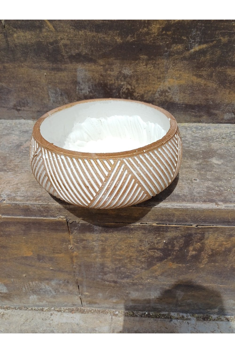 Zoro dizayn taş saksı 20cm çap 10cm yükseklik