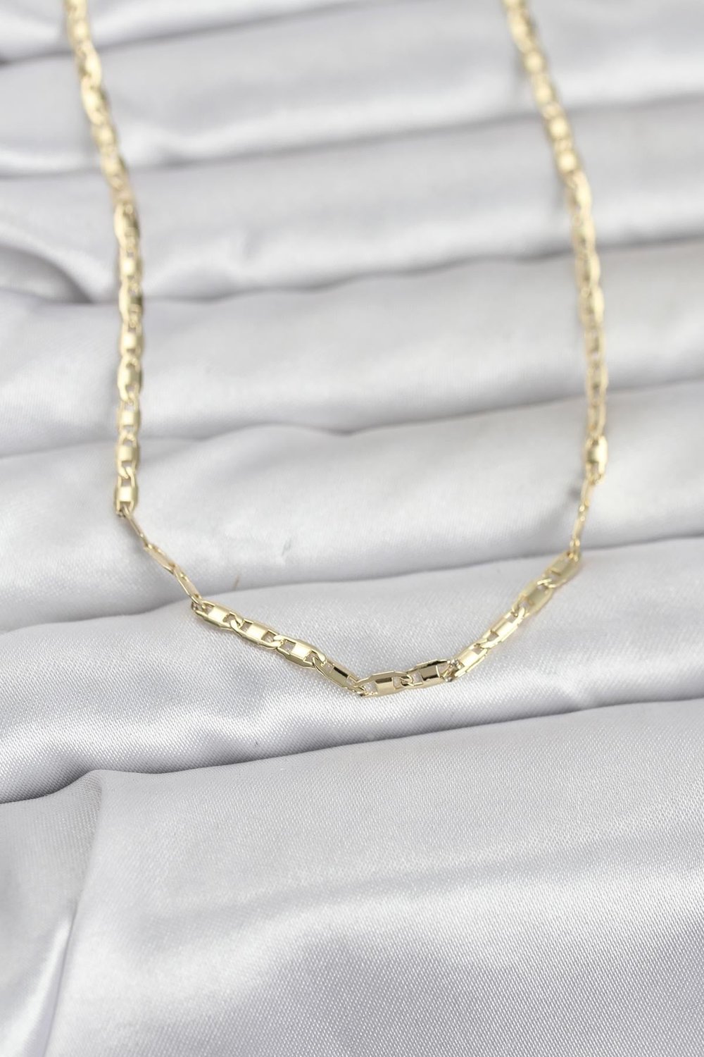 CM 14K Gold Renk Gemici Zincir Model 60 cm Kadın Kolye