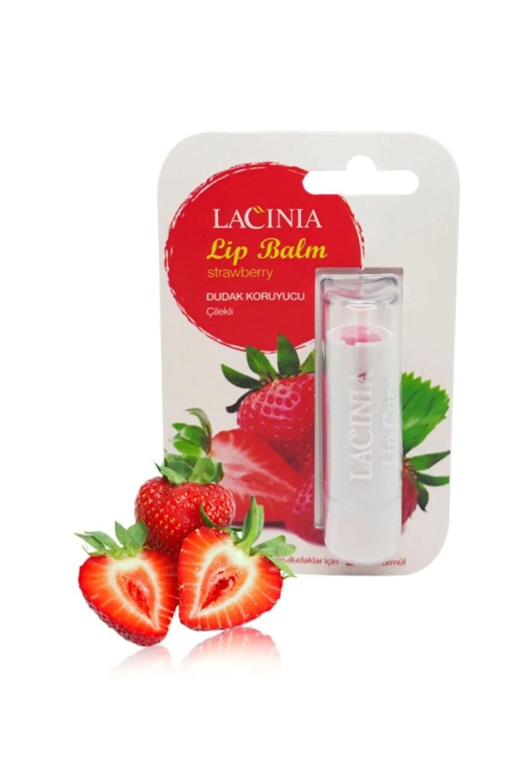 2li Bitkisel Dudak Koruyucu Çilekli Lip Balm 2 Adet