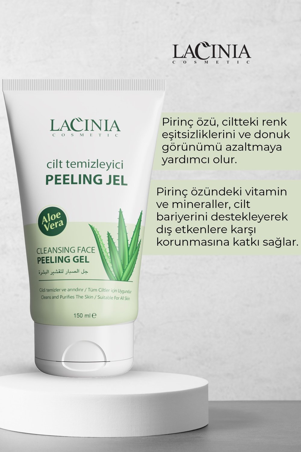 Aloe Vera Özlü Peeling Jel 150ml