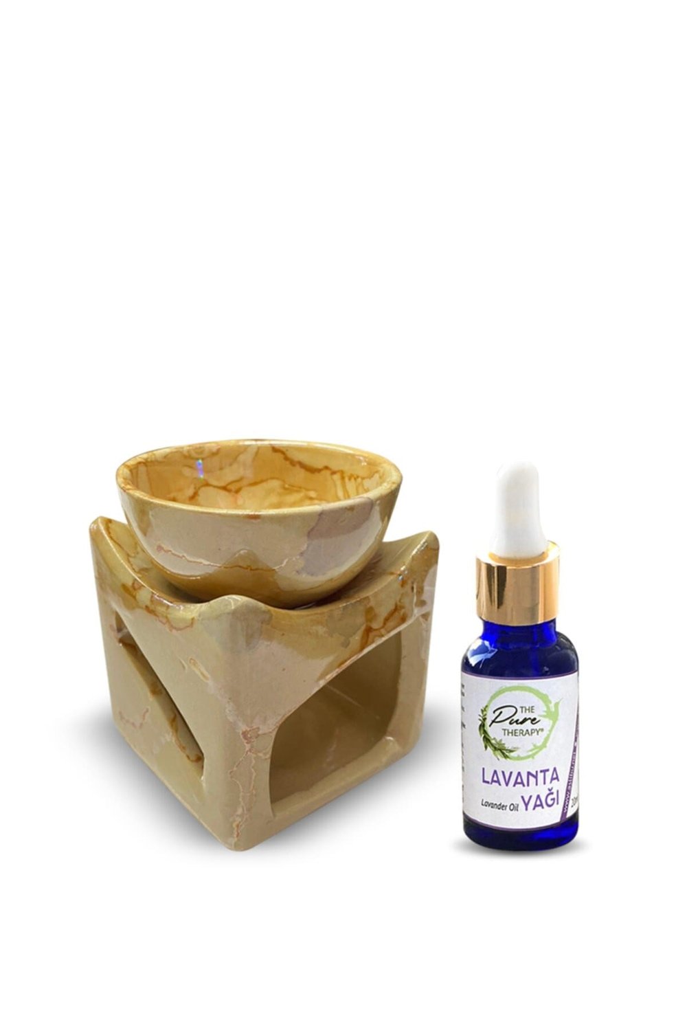 Aslıbu Şömine Buhurdanlık Ve Saf Lavanta Yağı 20ml