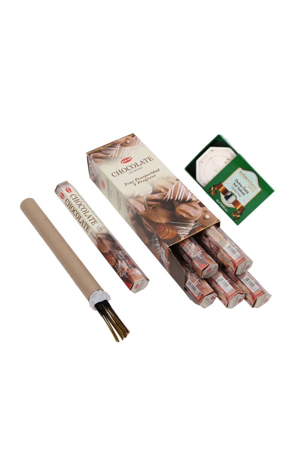 Chocolate Çikolata Kokulu 6 Lı Tütsü Ve Esterya Plus Sabun