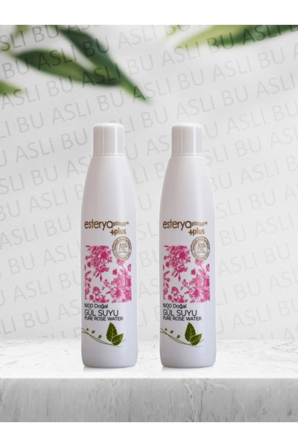 Doğal Gül Suyu (PURE ROSE WATER) 250 ml 2'li