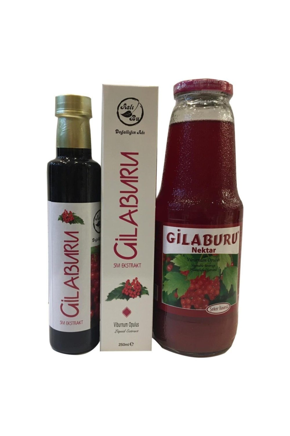 Gilaburu Sıvı Ekstrakt Gilaburu Suyu Şekersiz Setli