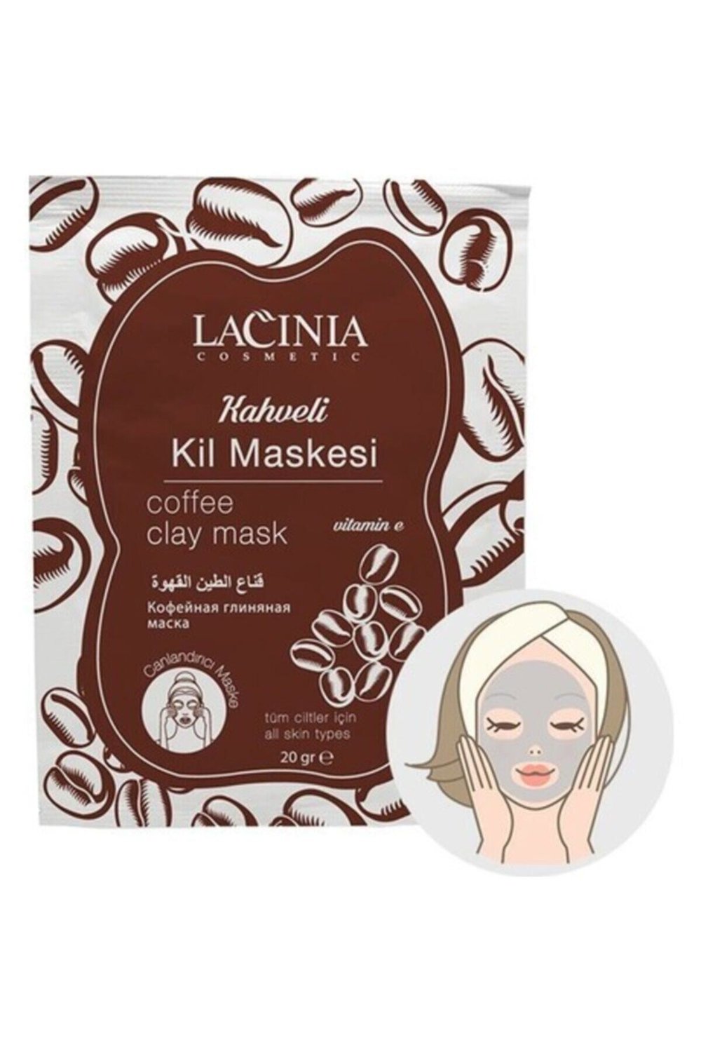 Kahveli Kil Maskesi (tek Kullanımlık Paket)