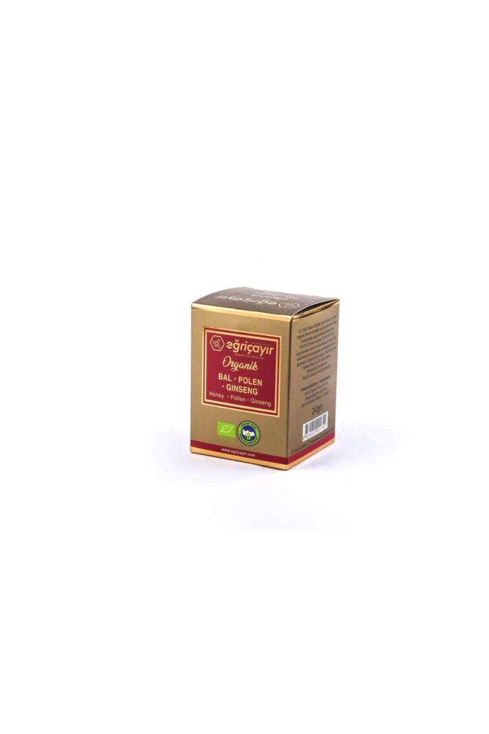 Organik Bal - Polen - Ginseng Karışımı 240gr