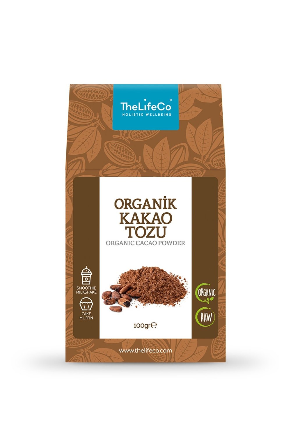 Organik Kakao Tozu 100 g (GLUTENSİZ, VEGAN, HAM KAKAO)