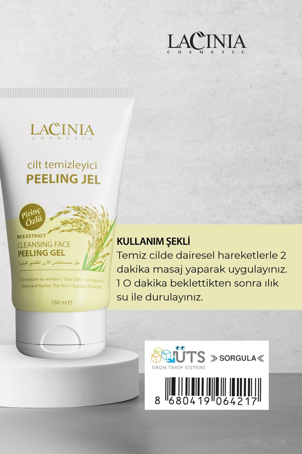 Pirinç Özlü Peeling Jel 150ml