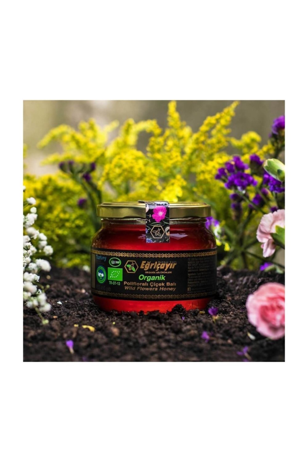 Polifloralı Organik Çiçek Balı 450 Gr