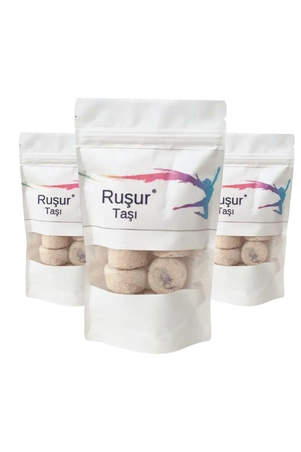 Ruşur Taşı Sefidab Doğal Peeling Taşı Mineral Taşı 30 Adet