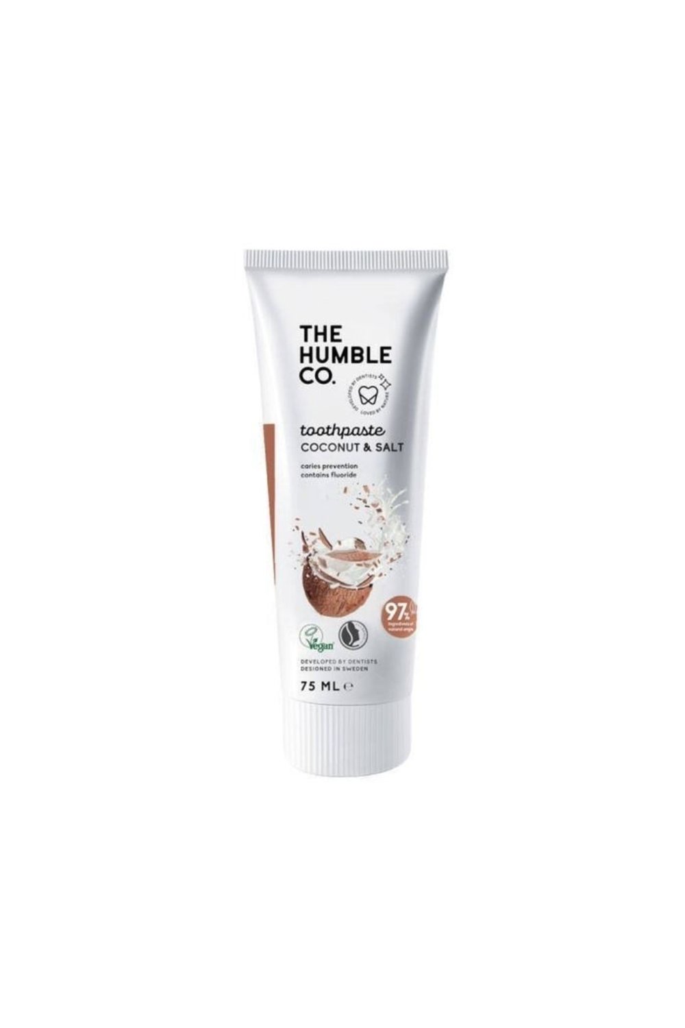 Toothpaste Coconut (Hindistan Cevizi ve Tuz) Diş Macunu 75 ml