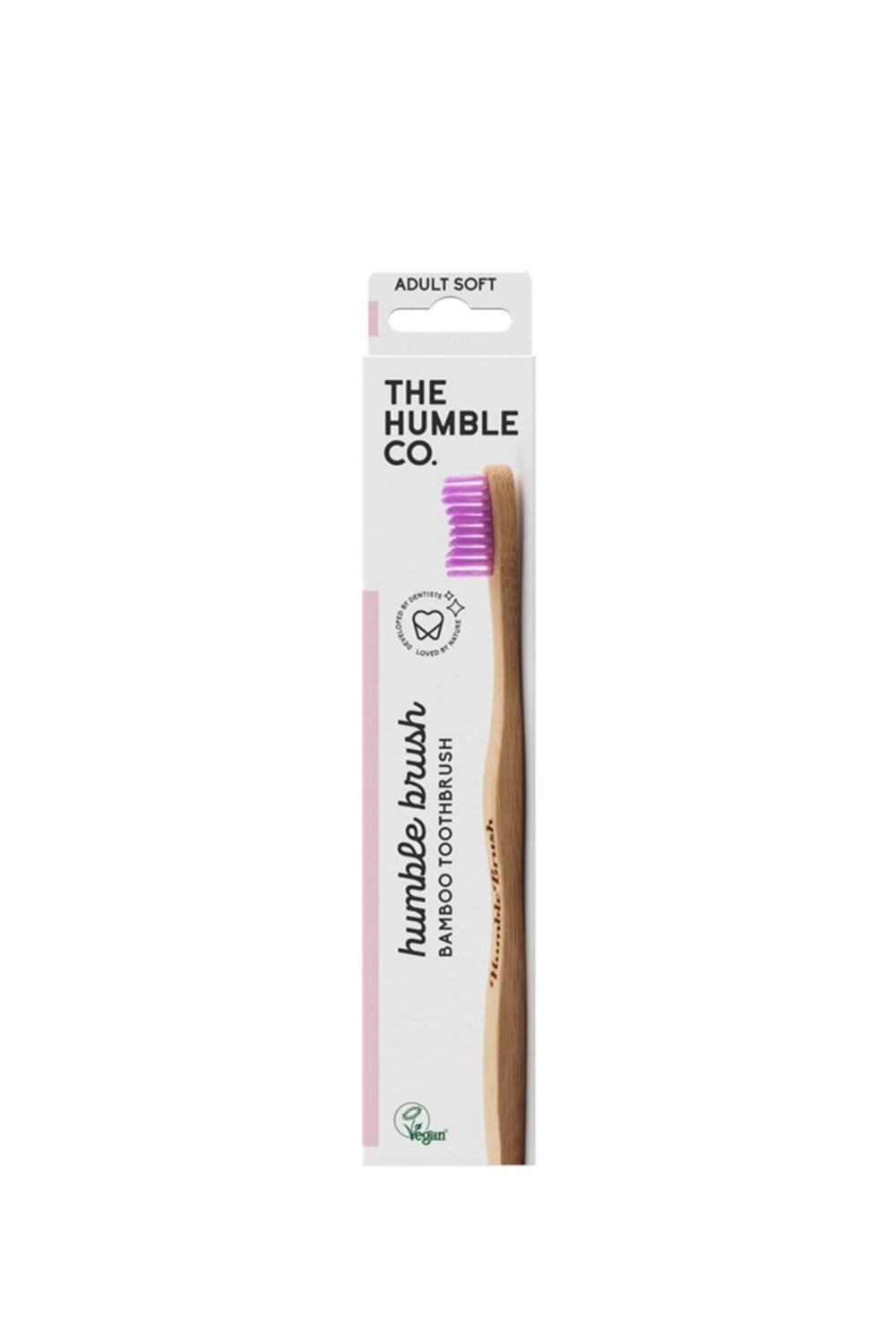 Yetişkin Ultra Yumuşak Bambu Diş Fırçası Pembe