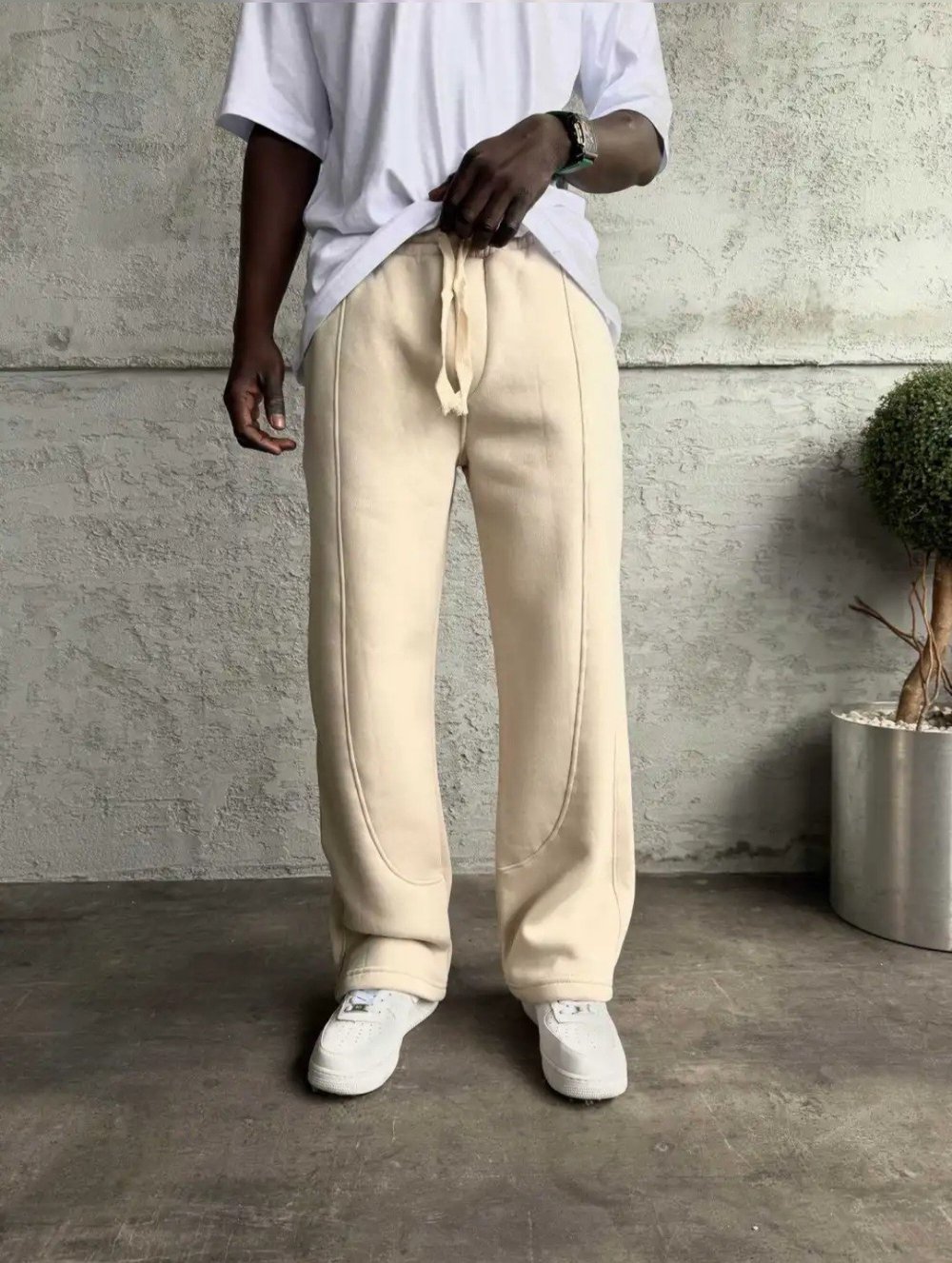 KEP's Baggy Eşofman Altı Bej
