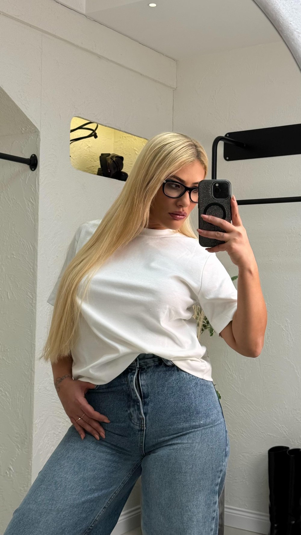 Ekru Kısa Kol Premium T-shirt