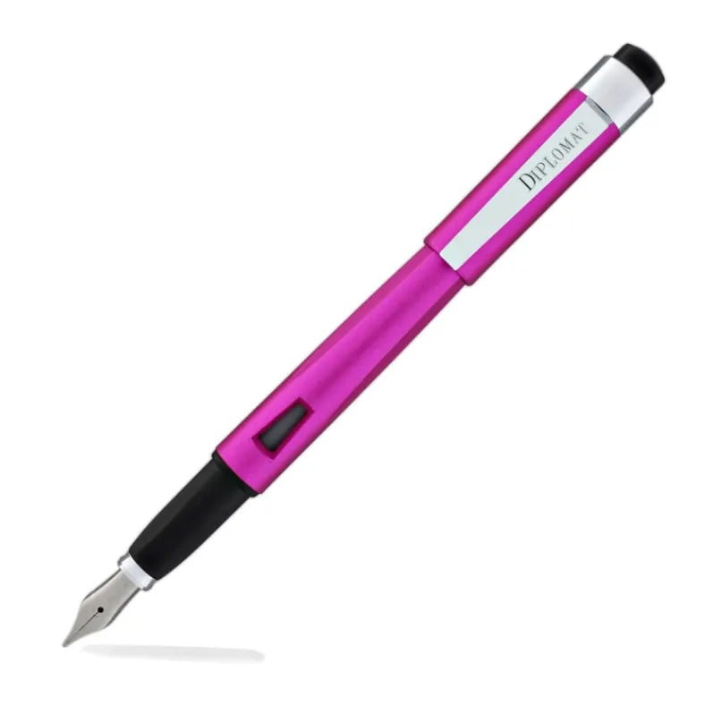​​​Diplomat 40909028 Magnum Soft Touch Fuşya Dolma Kalem, B Uç